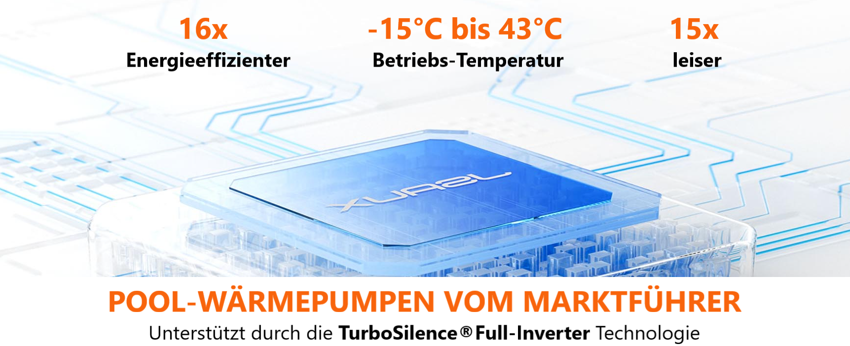 pool wärmepumpe vom marktführer pogalux aquax turbo silence technologie schweiz